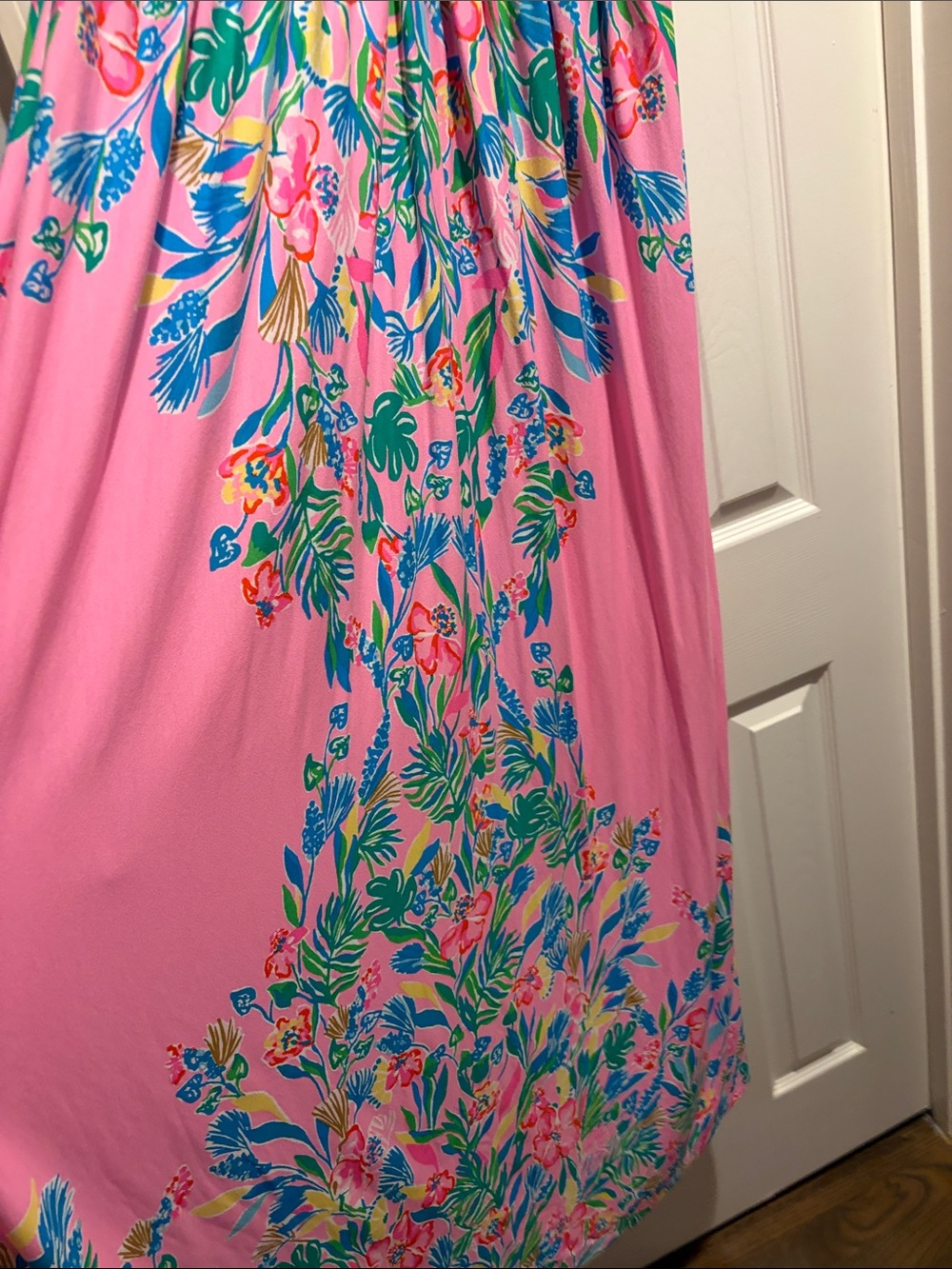 Lily Pulitzer Pink Tropical Floral Maxi Dress - Picture 3 of 4